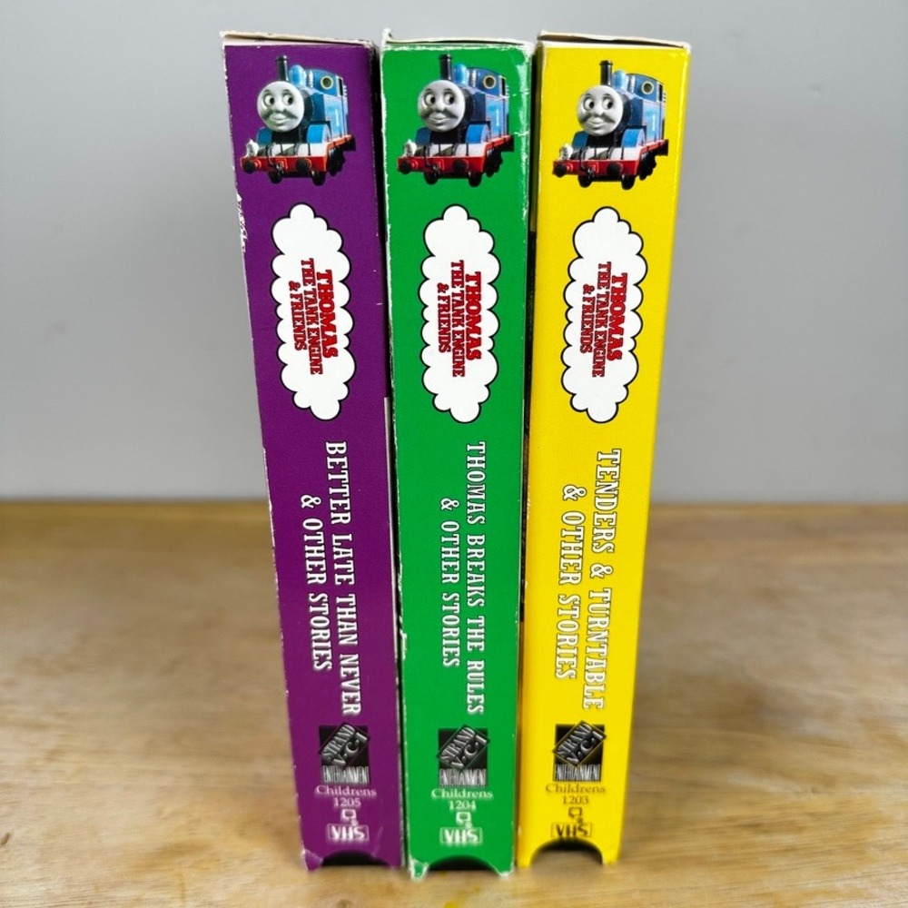 Thomas the Tank Engine & Friends VHS Lot x3 Ringo Starr Percy Henry Toby Diesel - Picture 10 of 15